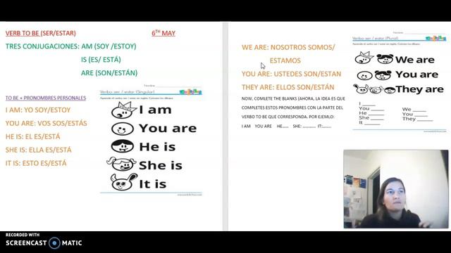 VERB TO BE: AFFIRMATIVE SENTENCES смотреть онлайн