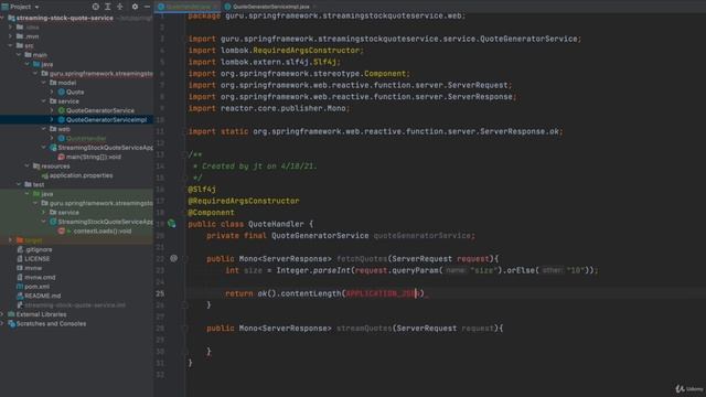 67 WebFlux Quote Handler смотреть онлайн
