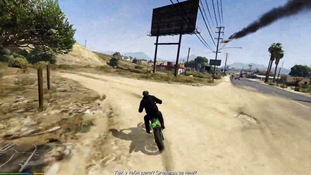 Прохождение GTA V на PC — Часть 41 (Свободное падение) 100% GOLD