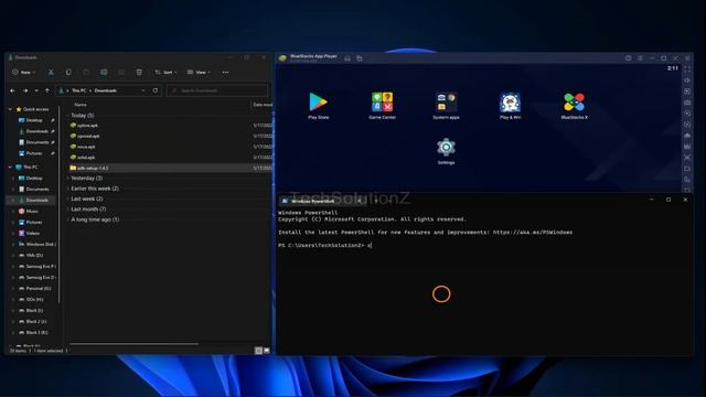 How to Install APKs in BlueStacks 5 with ADB [ Android Debugging Bridge ] | Installing APKs with AD смотреть онлайн