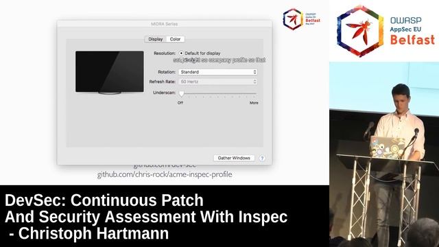 AppSec EU 2017 DevSec Continuous Patch And Security Assessment With Inspec by Christoph Hartmann смотреть онлайн