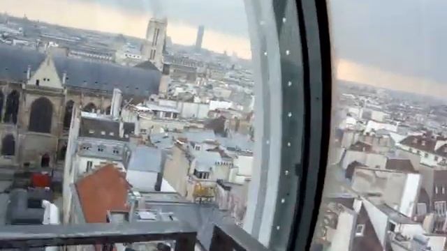 View of Paris from Centre George Pompidou смотреть онлайн