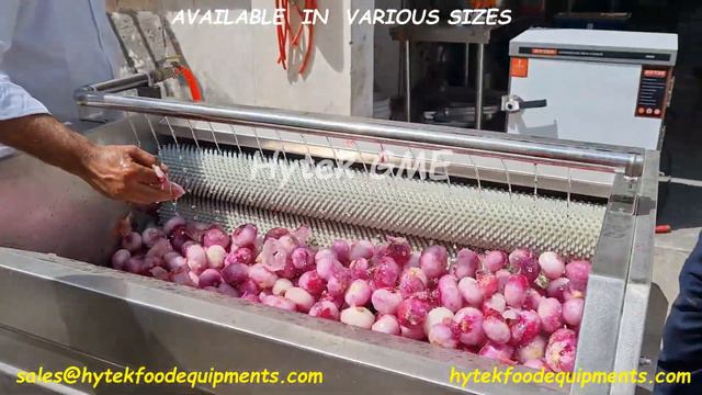 Onion Peeler Brush Type | Onion Peeling | Potato Peeler | Haldi,Turmeric, Ginger Washing & Peeling смотреть онлайн