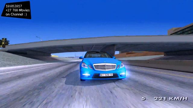 Mercedes Benz E63 New ENB Top Speed Test GTA Mod Future _REVIEW смотреть онлайн