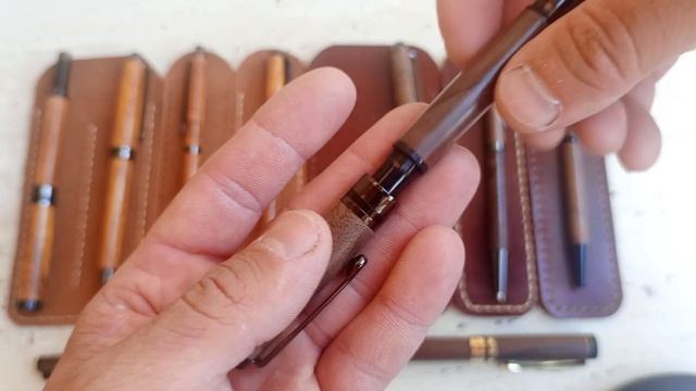 Пишущие ручки из дерева палисандр и корня ореха смотреть онлайн
