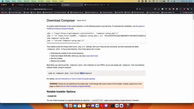 PHP, Laravel ve Composer Kurulumu смотреть онлайн
