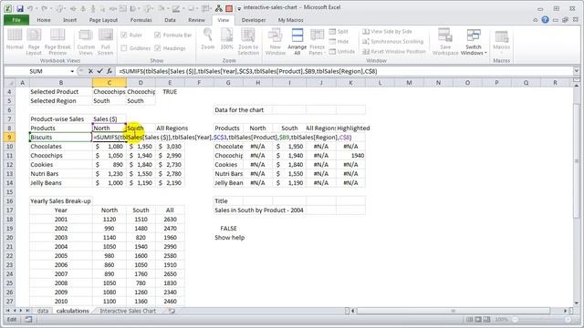 Interactive Sales Chart in Excel & How it works смотреть онлайн