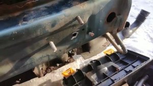 Установка буксировочной проушины на приору 2. Быстрый способ