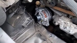 Снятие генератора, Опель Зафира В