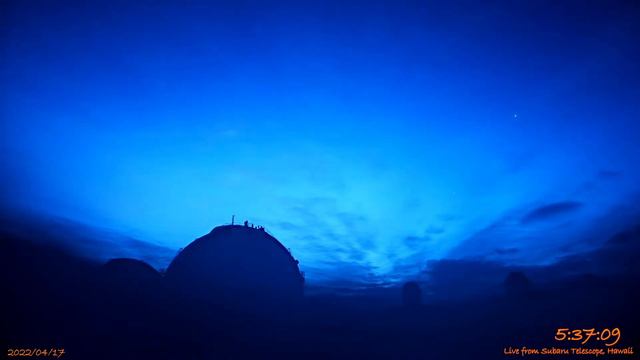 " At dawn when blizzard left ..." 2022.04.17.HST. Mauna Kea すばる望遠鏡　朝日新聞宇宙部ライブより 1080p60HD　可変高倍速編集 смотреть онлайн