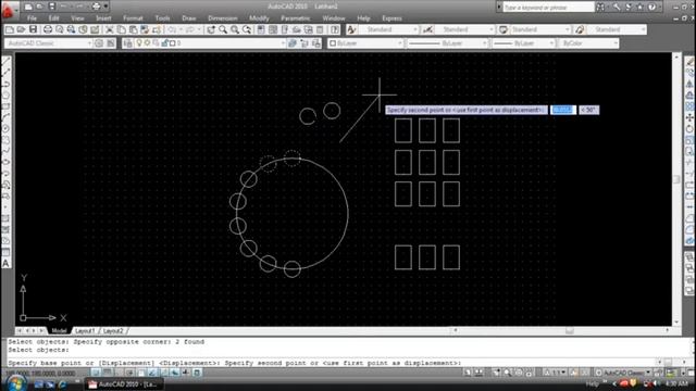 MOVE /TOOLS MODIFY/PERINTAH DASAR AUTOCAD смотреть онлайн