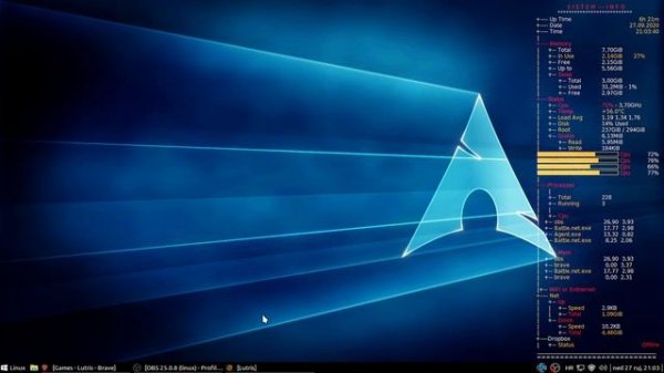 Linux Mint 20 Xfce - World of Warcraft - Lutris - Play Game - Blizzard Battle net