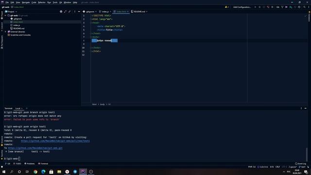 Git | связываем локальный и удалённый репозиторий смотреть онлайн