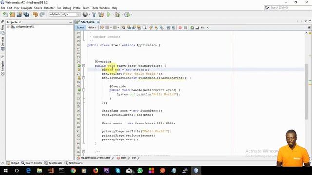 001 - Welcome JavaFx - Stage and Scenes смотреть онлайн