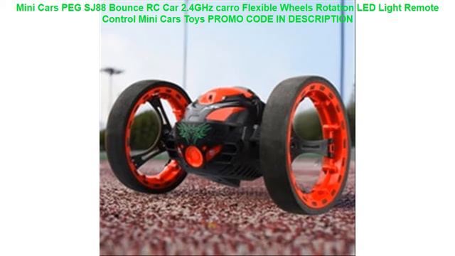 Cheap Mini Cars PEG SJ88 Bounce RC Car 2.4GHz carro Flexible Wheels Rotation LED Light Remote Contr смотреть онлайн