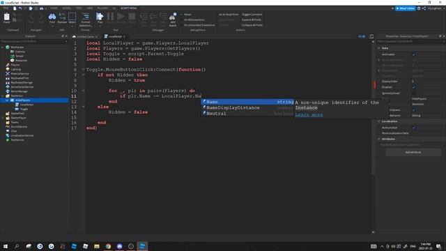 Roblox Scripting Tutorial: Make other players invisible смотреть онлайн