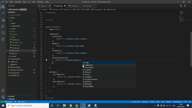 31 Cours VUEJS In Arabic | شرح Vuex Getters смотреть онлайн