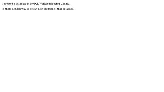 Databases: EER Diagram MySQL Workbench смотреть онлайн