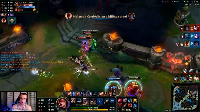THE BEST GIRL LEE SIN PLAYER WORLD + HEIZMAN = PERFECT DUOTAGE - League of Legends смотреть онлайн