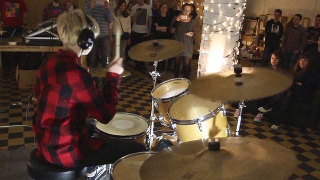 Nirvana - Heart-Shaped Box - Sophia Zakamennykh Drum Cover смотреть онлайн