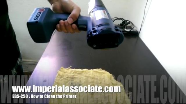 How To Clean EBS 250 Handjet Printer смотреть онлайн