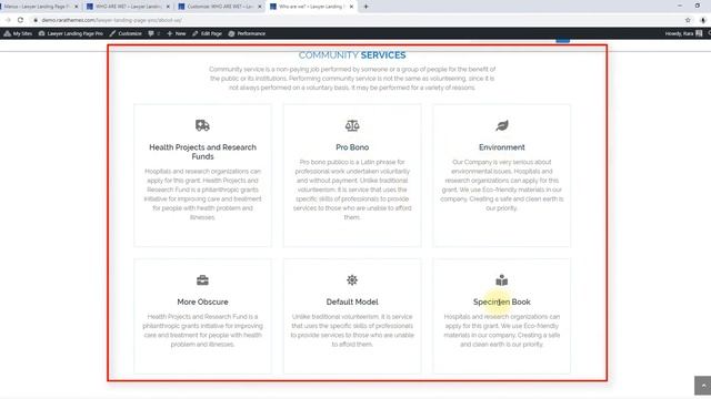 How to configure About Page Template | Lawyer Landing Page Pro WordPress Theme смотреть онлайн