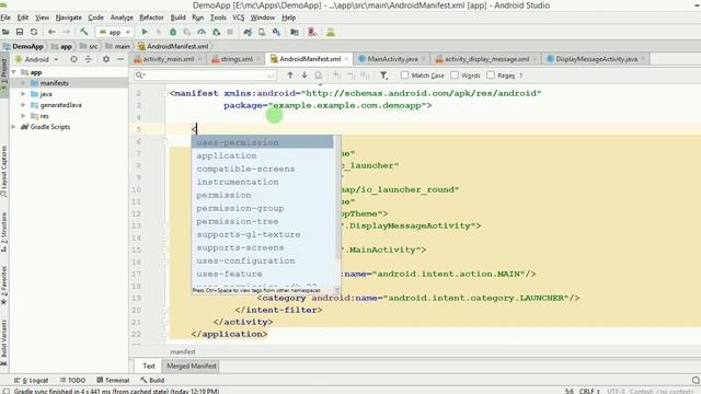Complete Android Developer Docs- Manifest File - 1 смотреть онлайн