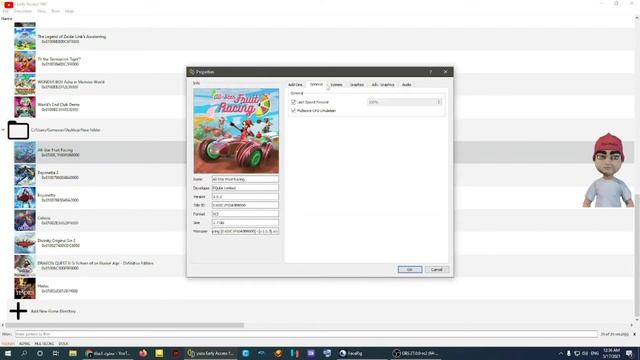 اختبار لعبة All-Star Fruit Racing محاكي Ryujinx vs yuzu vs Vulkan vs OpenGL смотреть онлайн