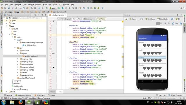 Develop simple Horoscope app in Android Studio смотреть онлайн