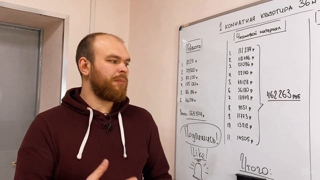 СТОИМОСТЬ ремонта квартиры под ключ ДО КОПЕЙКИ. Разложил всё по полочкам. НИКТО ТАК НЕ ДЕЛАЕТ. смотреть онлайн