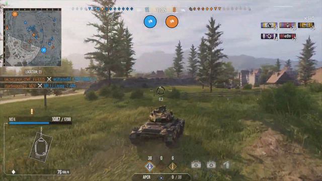 World of Tanks Cold War - Chaffee 3 Kills смотреть онлайн