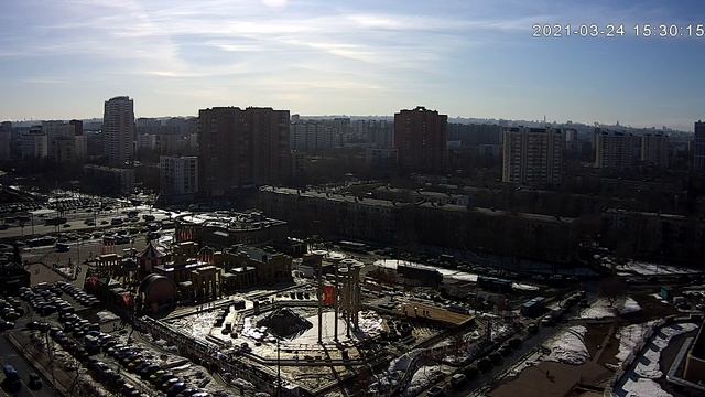 Москва Площадь Славы вэб камера. смотреть онлайн