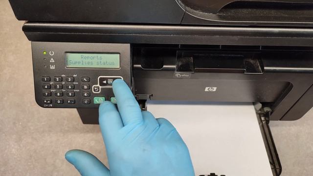 HOW TO PRINT SELF TEST PAGE ON HP LASERJET PRO M1212NF MFP смотреть онлайн