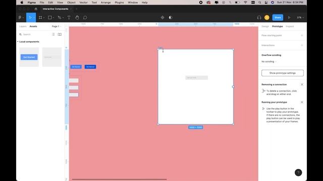 Figma Interactive Components || Figma Tutorial for Beginners смотреть онлайн