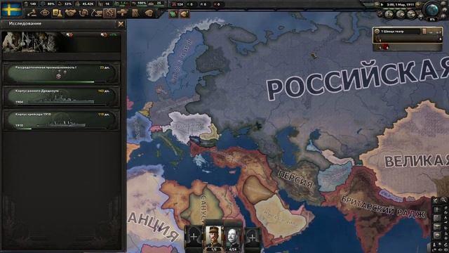 Прохождение Hearts of Iron IV Швеция в Первой Мировой #1- Экономические проблемы. смотреть онлайн