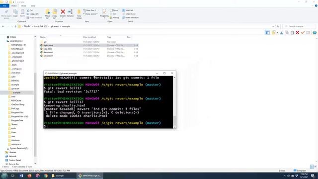 Git Revert Tutorial смотреть онлайн