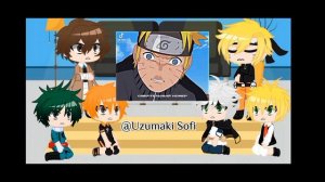 Реакция разных аниме персонажей друг на друга (Наруто) 2/7