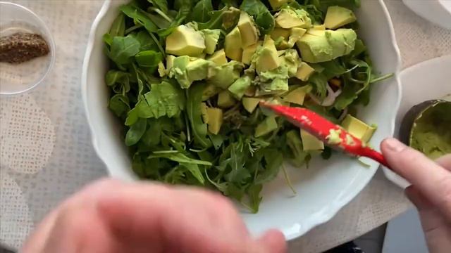 Вкуснейший Салат с Рукколой и Классной Заправкой/RUCKOLA SALAD WITH DELICIOUS DRESSING смотреть онлайн