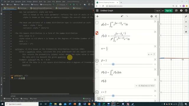 Python Creating the pchisq function from R (Numerical Methods Part 8) смотреть онлайн