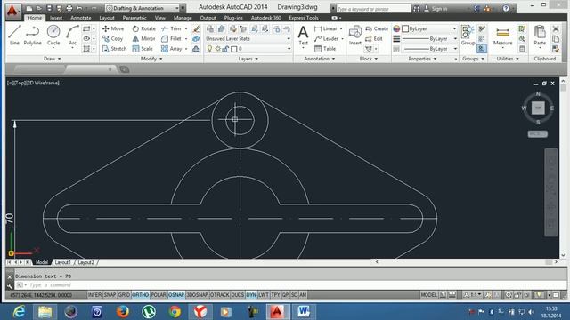 10-)Teğet Çalışması / AutoCAD Education / смотреть онлайн