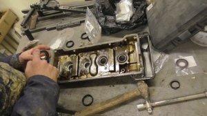 Сальники свечных колодцев, замена приводов, передняя стойка. Corolla Spacio. [БТ17]