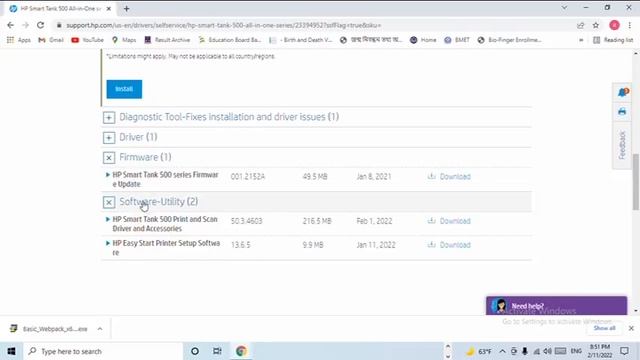 How to Download & Install HP Printer Smart Tank 500 Driver смотреть онлайн