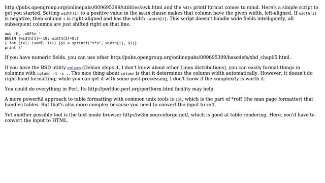 Split a line into columns with some of the columns right-justified? (3 Solutions!!) смотреть онлайн