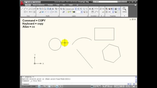 AutoCAD Tutorials - Using the COPY Command смотреть онлайн