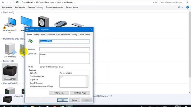 Connecting to a Wired LAN canon lbp151dw (high quality) Windows 10 ✅ смотреть онлайн