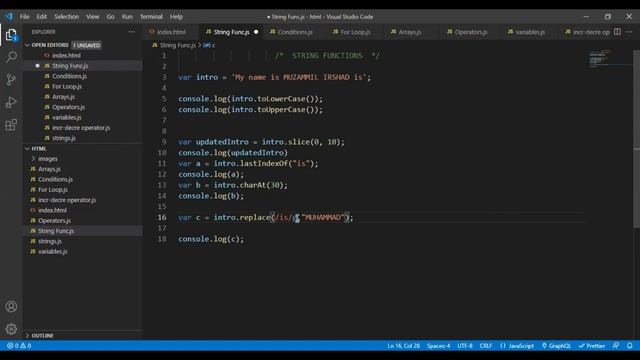 21. javascript string functions | part 2 | in Hindi/urdu смотреть онлайн