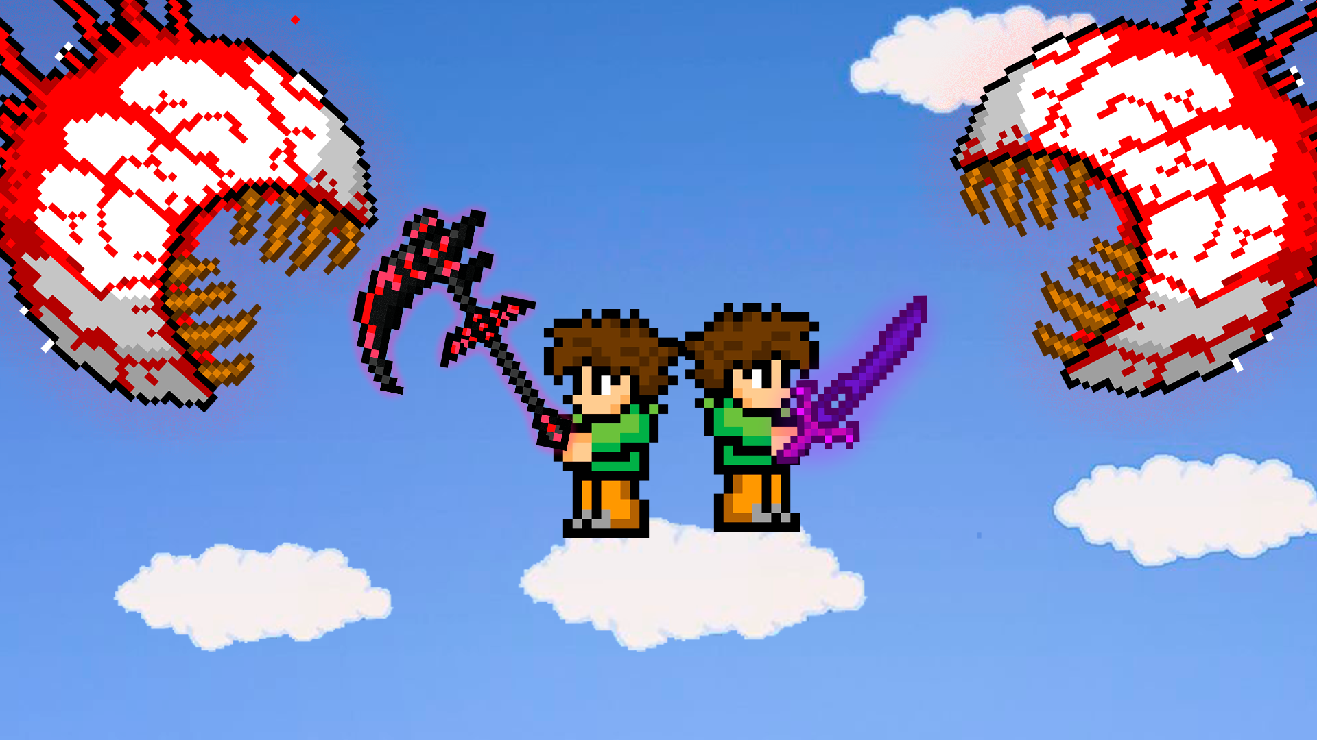 НУБ ПРОТИВ Terraria #1 смотреть онлайн