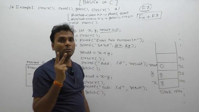 Examples of printf and clrscr and getch function-Part37 | C Language by Java Professional смотреть онлайн