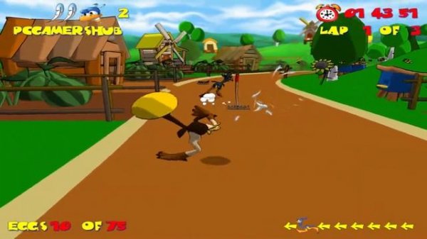Ostrich Runners PC Gameplay | Funniest PC Games | Gametop games