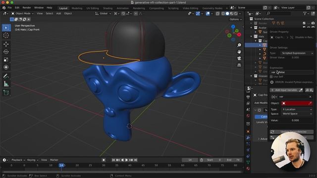 Blender Tutorial - Generative 3D NFT Collections (without scripting / Python) смотреть онлайн